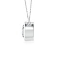 thumbnail image 2 of Angara Collier en Diamant Naturel - Collier Solitaire en Diamant Rond Serti Clos en Platine pour Femmes, 2 of 10