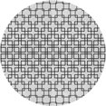 thumbnail image 1 of Ahgly Tapis d'Intérieur Lavable en Machine Carré Gris Fumé, 3 Pieds Carré, 1 of 7