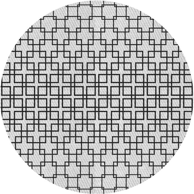Ahgly Tapis d'Intérieur Lavable en Machine Carré Gris Fumé, 3 Pieds Carré