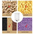 thumbnail image 4 of Bulk Cereals Jar Food Storage Container Oatmeal Dispenser Organizer Wall Mounted 1L White, 4 of 9