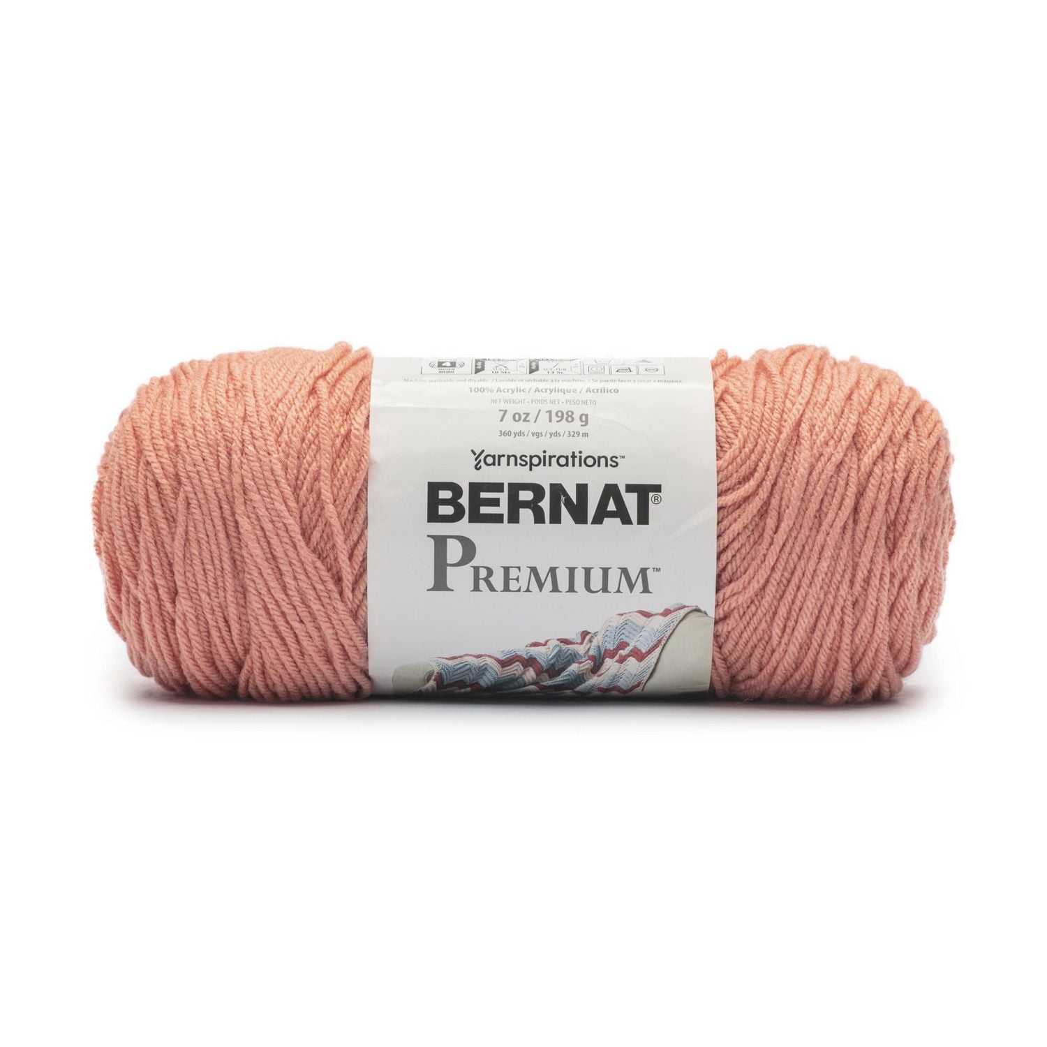 Bernat® Premium™ Yarn, Acrylic #4 Medium, 7oz/198g, 360 Yards