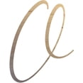 thumbnail image 1 of Unfinished Wood Letter O, Craft Alphabet 3'' Tall Wooden Letter Wall Décor, Bellany Script Font, 1 of 3