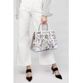thumbnail image 4 of Dasein Women Handbags Top Handle Satchel Purse Shoulder Bag Hobo Bag Work Bag Set 2pcs (White Floral), 4 of 4