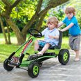 thumbnail image 2 of Costway Go Kart 4 Wheel Pedal Powered Kids Ride On Toy w/ Adjustable Seat Green, 2 of 10