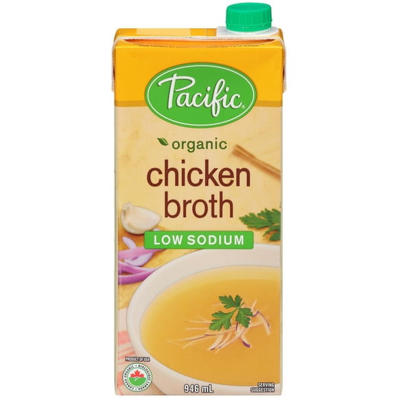 Pacific Foods Bouillon de Poulet Faible en Sodium