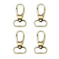 thumbnail image 2 of GUOOL 4 Pieces Lobster Clasps Clips DIY Bag Key Hook Findings 25mm Bronze, 2 of 9