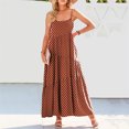 thumbnail image 1 of Lenago Robes Maxi Grande Taille pour Femmes 2023 Robe d'Été Décontractée Ample à Bretelles Plage Longue Maxi Robes d'Été pour Femmes Robes de Plage d'Été en Liquidation, 1 of 7