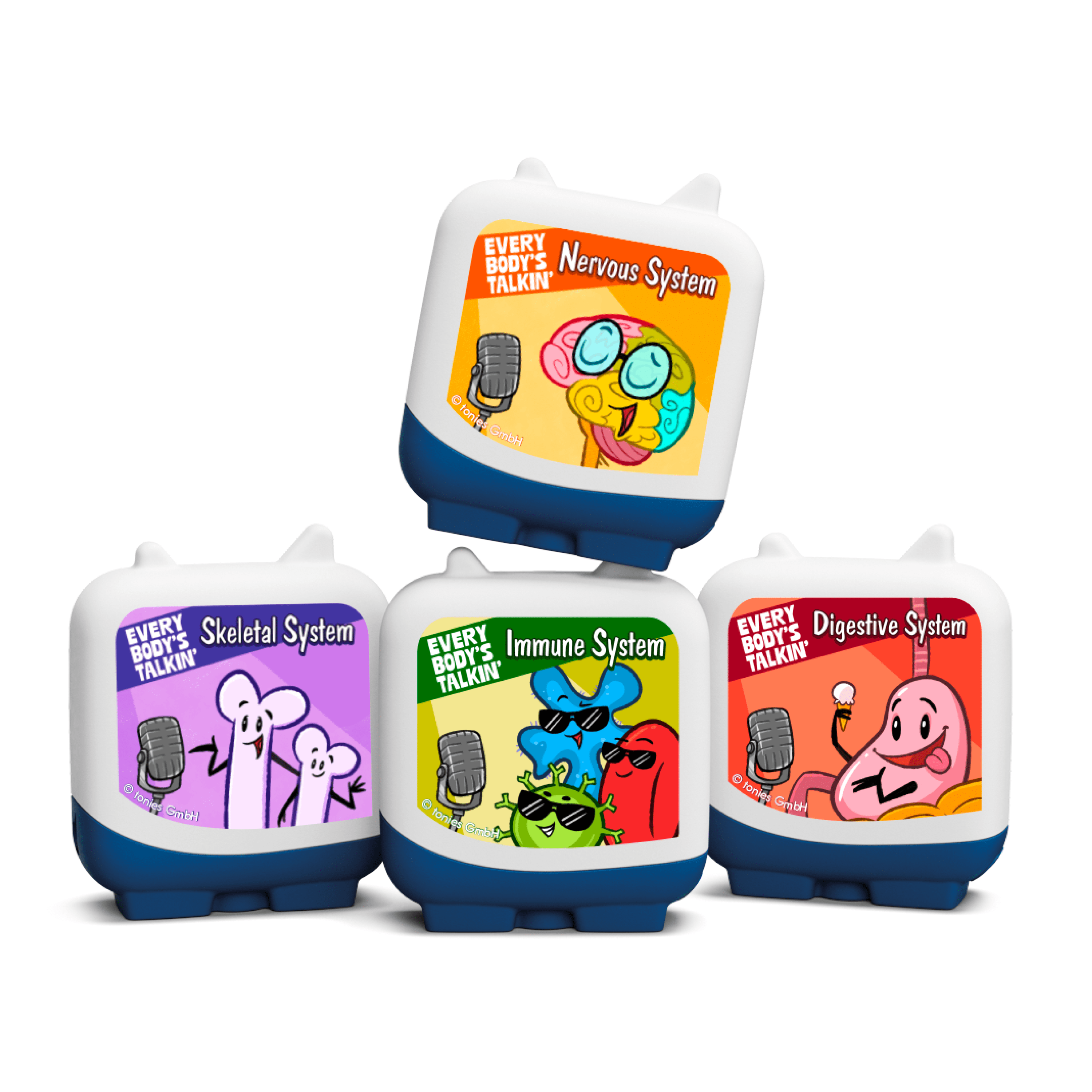tonies Clever Tonies: Chaque Corps Parle 4pc Ensemble (Anglais)