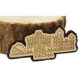 thumbnail image 5 of Printtoo Home Decor Patna India Monuments Souvenir Engraved Wooden Fridge Magnet, 5 of 5