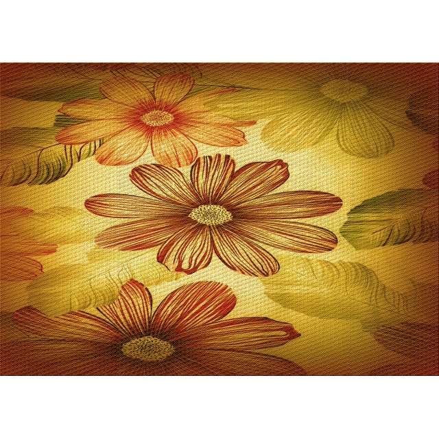 Ahgly Company Tapis Rectangulaire Lavable en Machine Intérieur Transitionnel Rouge Tomate, 8 Pieds x 10 Pieds