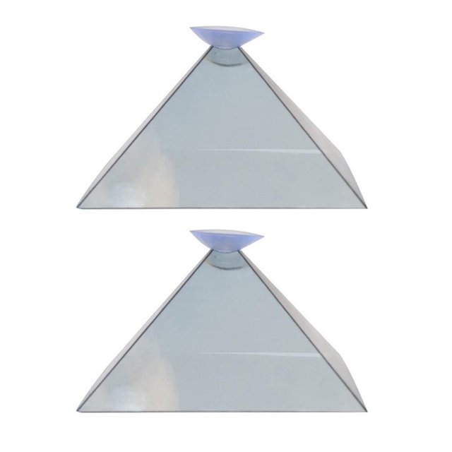 3D Hologram Pyramid Display Projector Video Stand for Mobile Phone with Cloth