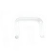 thumbnail image 2 of Clear Septum Nose Retainer Glass Pyrex Staple 16G, 14G, 2 of 5