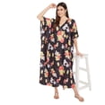 thumbnail image 3 of Caftans Longs pour Femmes Grande Taille Robe Caftan Robe de Soirée Fête Été Plage Robe d'Été Manches Kimono Longues Robes Décontractées en Ligne, 3 of 7