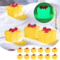 thumbnail image 2 of WRKEKC Clearance 12pcs Christmas Luminous Mini Gift Box Micro Small Ornaments Transparent Gift Box DIY Small Accessories, 2 of 6