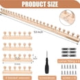 thumbnail image 2 of Wooden Yarn Blanket DIY Knitting Kit for Home Use - Adjustable Length Machine for Wool Blankets Shawls and More, 2 of 6