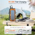 thumbnail image 2 of tamizeot Mini Banque d'Alimentation avec Lampe de Poche -Bright Est Équipée de 20 Banques d'Alimentation Portatives orange, 2 of 6