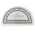 thumbnail image 2 of simhoa Non-Slip Floor Rug Doormat Indoor Machine Washable Dryable Effective Grip Carpet Bathroom Semi-circle, 2 of 8
