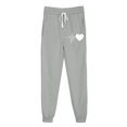 thumbnail image 3 of Funicet Pantalon d'Hiver Imprimé pour Femmes, Taille Élastique avec Sangle, Long, 3 of 4