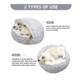 thumbnail image 3 of 1pc Long Plush Pet Bed, Warm And Comfortable Cat House, Suitable For Large/medium/small Cats, Four Seasons Available, 3 of 4