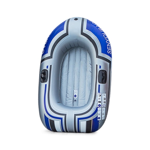 Yeacher Inflatable Boat Portable Inflatable Boat Thicken PVC Inflatable Boat Foldable Inflatable Swimming Circle