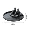 thumbnail image 3 of Support de Téléphone Pivotant Antidérapant avec Rotation à 360°, Support GPS Universel pour Navigation de Voiture – Base en Caoutchouc Poignées Surfaces Lisses, Tient les Téléphones de 6 à 12mm d'Épaisseur en Toute Sécurité, 3 of 8