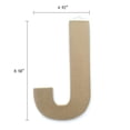 thumbnail image 2 of Lettre J en bois du décor Lerman, 2 of 4