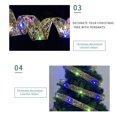 thumbnail image 3 of Pompotops Christmas Decorations Outdoor Indoor,Christmas Decorations For Home,Christmas Decoration LED Ribbon Lights Christmas Tree Ornaments DIY Lace Bow String Lights Decoration, 3 of 9