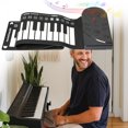 thumbnail image 1 of TIMIFIS Electronic Organ Hand-Rolled Piano with Horn - Portable 49 Keys Organ Piano with Foldable Keyboard Instruments Educational People of All Ages Education, 1 of 6