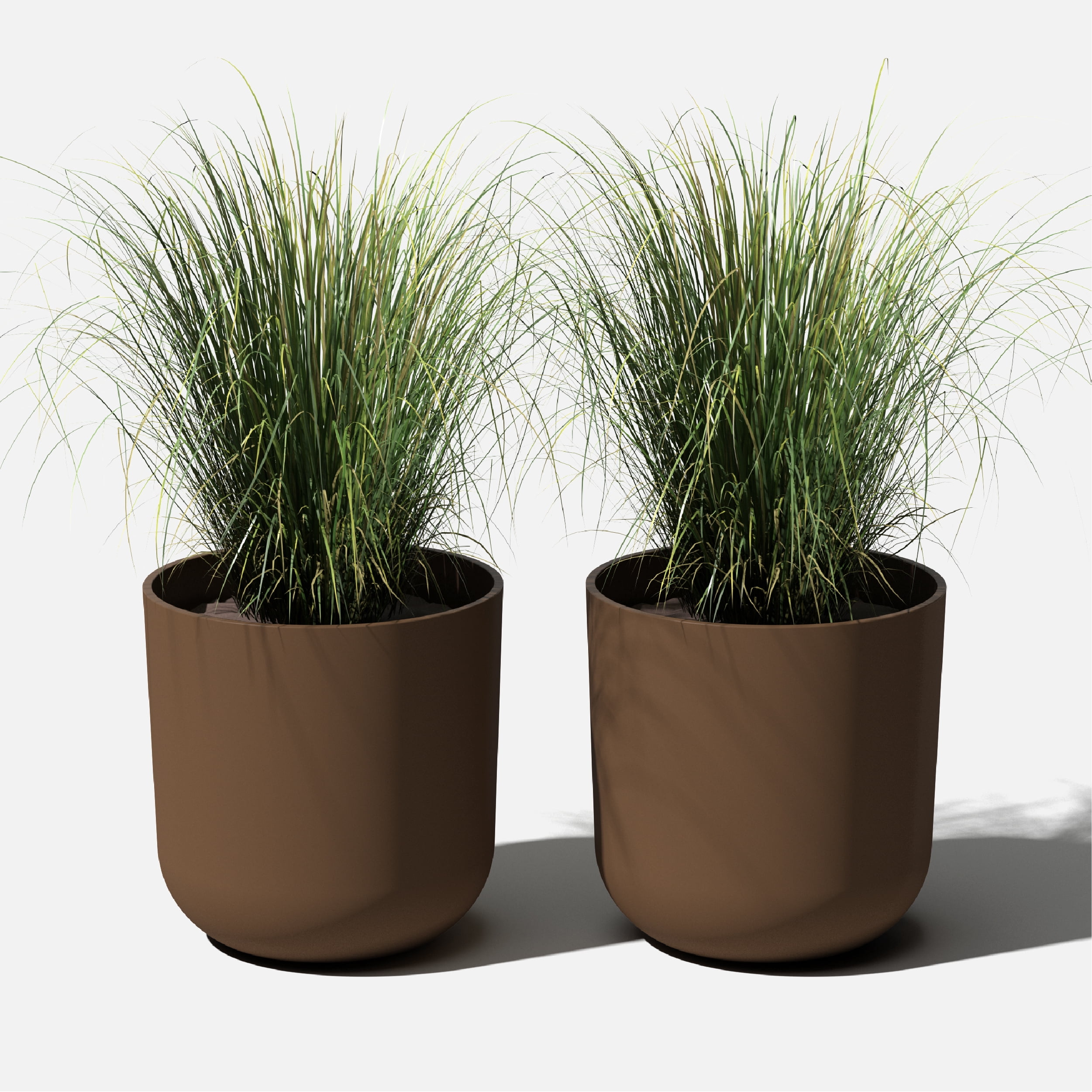 Veradek Pure Series Kona 15" Planter 2 Pack Espresso