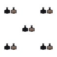thumbnail image 3 of Baohd 1/2/3/5 10pair Lightweight Brake Pad For Wide Compatibility Durable Brake Pads JY-03F 5PCS, 3 of 6