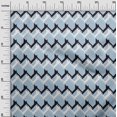 thumbnail image 2 of oneOone Cotton Poplin Fabric Chevron Geometric Print Sewing Fabric BTY 42 Inch Wide, 2 of 4