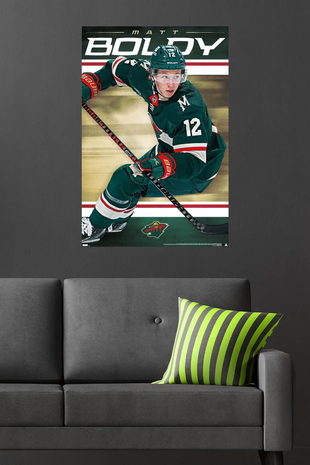 NHL Minnesota Wild - Matt Boldy 23 Wall Poster, 22.375" x 34"