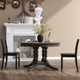 thumbnail image 2 of Gymax Set of 4 Dining Chairs Ladder Back Armless Side Chair w/ Solid Rubber Wood Legs, 2 of 9