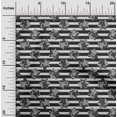 thumbnail image 2 of oneOone Cotton Flex Black Fabric Block Craft Projects Decor Fabric Printed By The Yard 40 Inch Wide-FM, 2 of 5