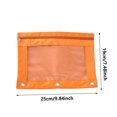 thumbnail image 3 of Dvruxg 2 Pcs Trousse à Crayons, Trousse à Crayons Trois Trous Fermeture Éclair Simple Sac de Rangement Transparent en PVC, Grande Capacité Trousse à Crayons avec Fermeture Éclair Classeur Transparent, 3 of 5