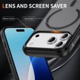 thumbnail image 3 of Case For Iphone 17/17 Pro/17 Pro Max/17 Air, Frosted Translucent Shell Non Slip Phone Case Magnetic Wireless Charging Cover, 3 of 9
