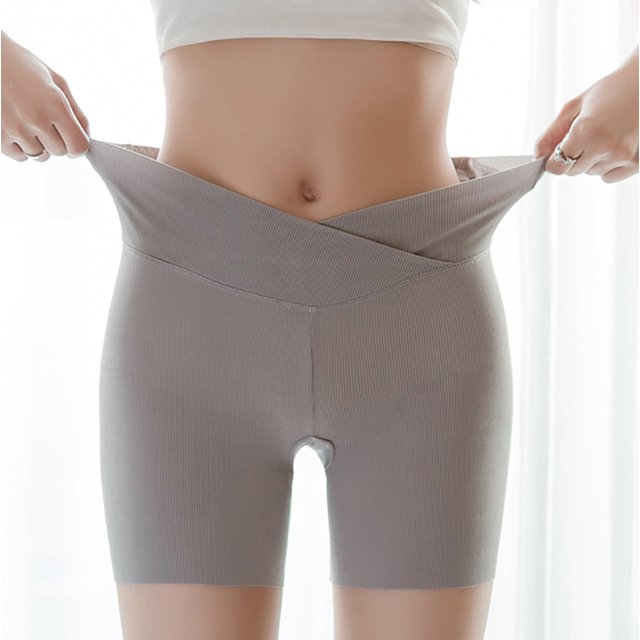 Womens Underwear Tummy Control Oversize Leggings High Rlasticity Large Size Half Pants Slim Fitting Leggings on Clearance