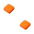 thumbnail image 3 of Maoww Pill Case 2 Grids Cute Dust Proof Daily Pills Organizer Box Portable Container Cases Dispenser Office for Purse Bags Orange 2Set, 3 of 6