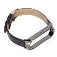 thumbnail image 1 of Leather Wrist Watch Band Leather Bands For  Mi Band 6 Leather Smart Watch Band Quick Release Leather Watch Bands Bamboo Pattern Watch Straps Wrist Smartwatch Strap Replacement For, 1 of 8