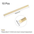 thumbnail image 2 of Unique Bargains 5mm Diameter 100mm Length Brass Solid Round Rod for DIY Craft 10pack, 2 of 4