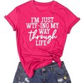 thumbnail image 3 of Birdeem Femmes Filles Grande Taille T-Shirts Imprimés Manches Courtes Col Rond T-Shirt Blouse Hauts, 3 of 7