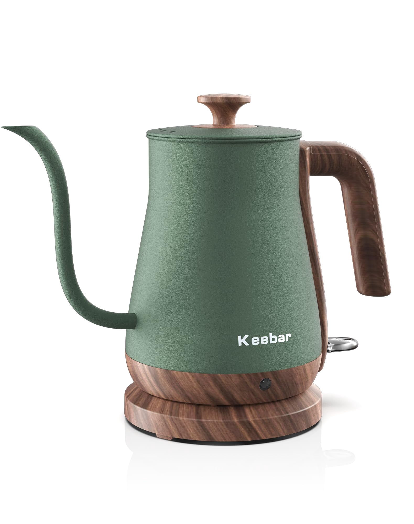Keebar Gooseneck Electric Kettle, Electric Tea Kettle Stainless Steel, Pour over kettle for Coffee, 1000W Hot Water Kettle Electric Auto Shut Off, 0.8L, W