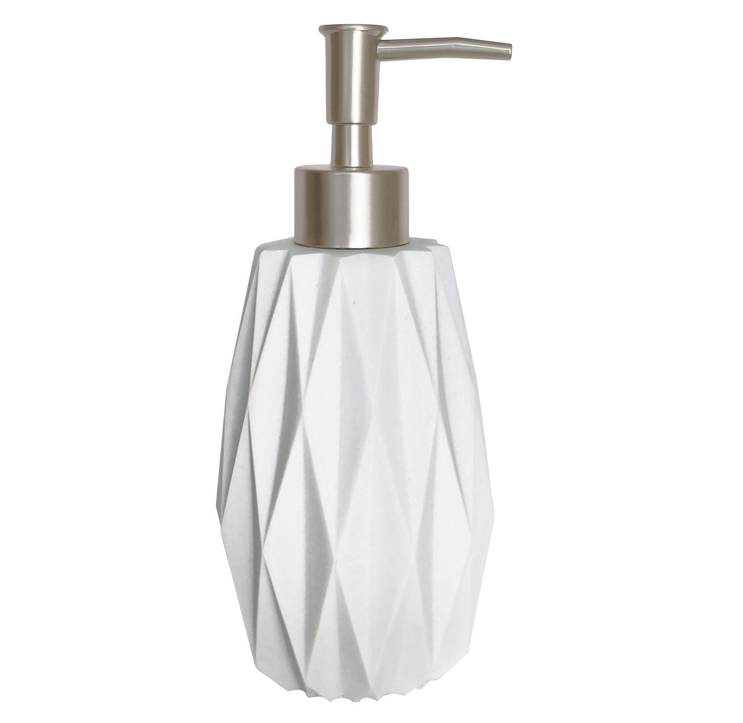 hometrends White Geo Soap Dispenser
