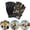 Camouflage, variant on Kids Outdoor Sports Gloves Fingerless Cycling Mittens for Children for Biking Skateboarding and Outdoor Activities