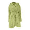 thumbnail image 4 of siminseming Christmas Women Robes Plush Absorbency Robe For Women Extra Long Fleece Bathrobe With Hood & Pockets | Warm Cloth Loungewear Clothing Shoes & Accessories, 4 of 4