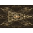 thumbnail image 1 of Ahgly Tapis Rectangulaire Lavable en Machine Intérieur Transitionnel Chêne Brun, 7 Pieds x 9 Pieds, 1 of 7