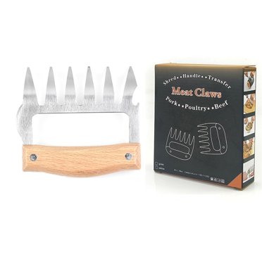 Liquidation! Manipulateur de Viande Déchiqueteuse Alimentaire en Acier Inoxydable Bbq Porc Étiré pour Râpage Remise Sculpture Nourriture Poulet Déchiqueteuse