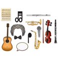 thumbnail image 1 of The Beistle 53391 4 à 17 Po Musique Photo Amusant Signes&44; Multicolore - Pack de 12, 1 of 1