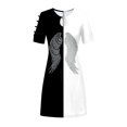 thumbnail image 4 of TIMIFIS Robe T-Shirt Décontractée d'Été pour Femmes, Robe Évasée Soleil, Couvre-Maillot de Bain de Plage ummer, 4 of 4