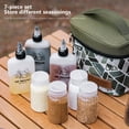 thumbnail image 4 of SuoKom Sac de Rangement pour Assaisonnements d'Extérieur Ensemble de 7 Pcs Sac de Rangement pour Bouteilles d'Assaisonnement de Camping Ensemble de Pots d'Assaisonnement Sac à Main, 4 of 9